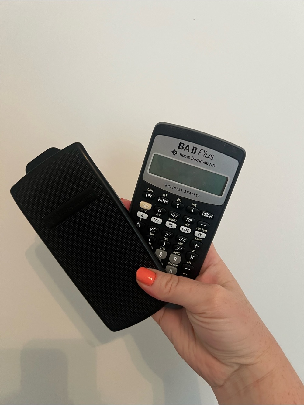 Texas Instruments BA II plus calculator for business analysts and finance